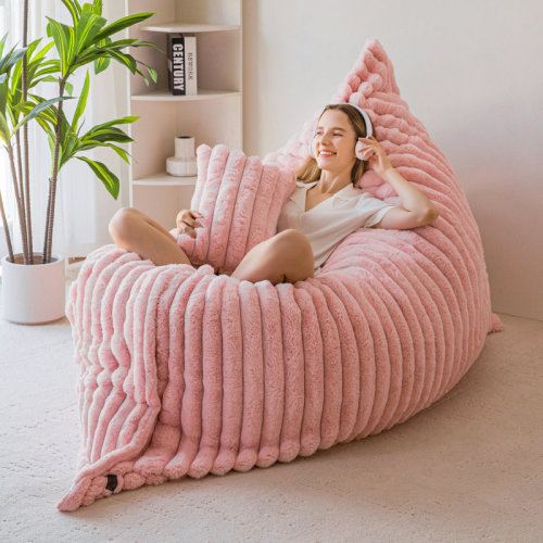 Trule 3 In 1 Bean Bag Chair Giant Bean Bag Chairs Convertible Bean Bag Floor Cushion With Machine Washable Cover, Beanbag Chairs & Reviews | Wayfair