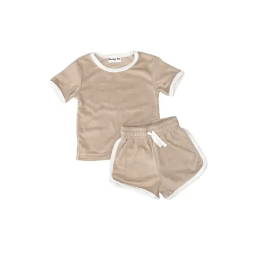 Breezy Co. Terry Set – Sand | Baby Bunting AU