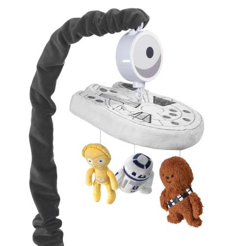 Star Wars Signature Millennium Falcon Musical Baby Crib Mobile Toy – Lambs & Ivy