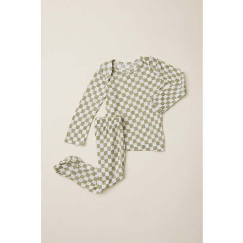 Sage Chequer Baby Sleep Set