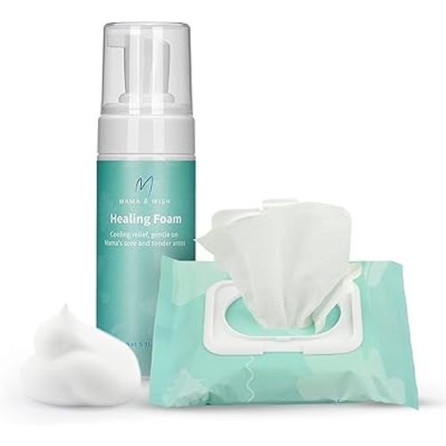 Mama & Wish Witch Hazel Foam and Pad Liners Bundle - Postpartum Essentials