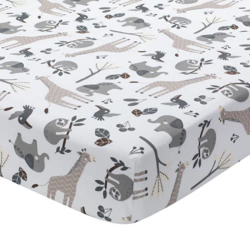 Baby Jungle Crib Sheet