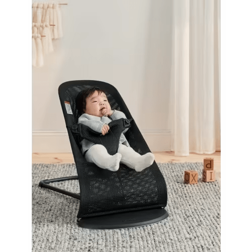 BabyBjörn Bouncer Bliss | Black Mesh