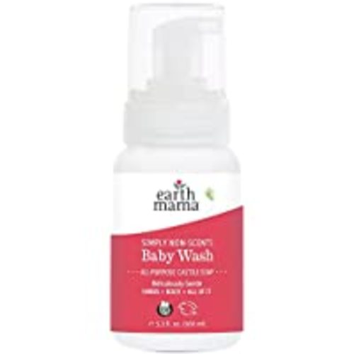Earth Mama Simply Non-Scents Foaming Hand Soap All-Purpose Castile Body Wash, 5.3-Fluid Ounce - 5.3 Fl Oz (Pack of 1)