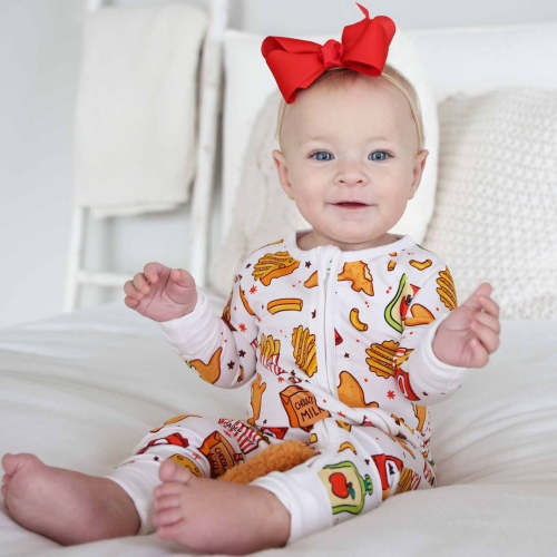 Tiny Bites Convertible Zip Romper
