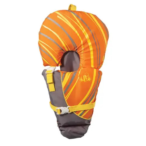 Full Throttle® Infant "Baby Safe" Vest - Orange / Grey, Infant