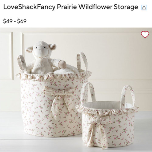 LoveShackFancy Prairie Wildflower Utility Storage