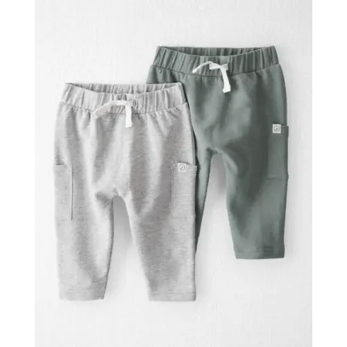 Baby 2-Pack Organic Cotton Pants - Little Planet | Carter's