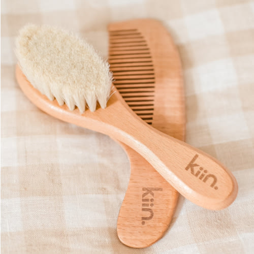 Wooden Baby Brush + Comb Set – Kiin ®