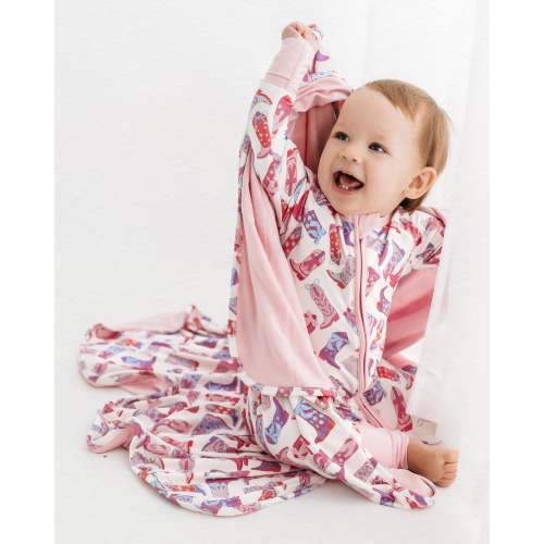 Boot Scoot Party Zipper Romper Jammers x Packed Party