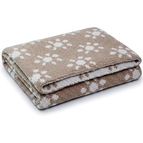 Living Textiles Taupe Sun Flower Chenille Soft Baby Blanket Knitted Reversible Premium Cozy Fabric for Best Comfort Infant, Toddler, Newborn, Swaddle,Nursery,Boy,Girl,Unisex,Crib,Stroller,Gift 40x30in