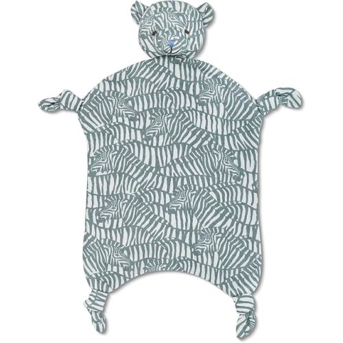 Apple Park Kids Lovey | Non-Toxic, Hypoallergenic, 100% Organic Muslin for 0m+ | Security Blanket (Zebra Print)