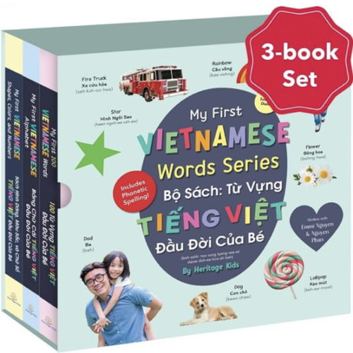 My First Vietnamese Words Series By Heritage Kids Press, Southern Saigon Dialect, Vietnamese Children Book, Baby Book for Kids, Vietnamese Books For Toddlers