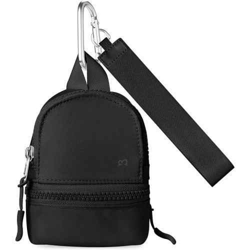 Mini backpack keychain-Pacifier bag and poop bag holder