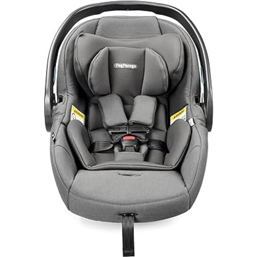 Peg Perego Primo Viaggio Nido - Rear Facing Infant Car Seat - Includes Base with Load Leg & Anti-Rebound Bar - for Babies 4 to 30 lbs - Made in Italy - Mercury