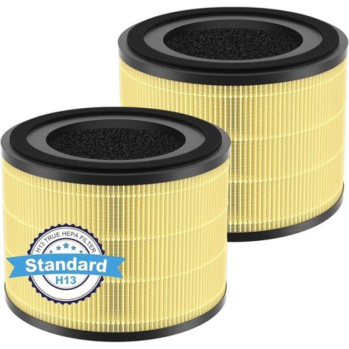 2 Pack AP-S0610L Replacement Filter Compatible with MOOKA AP-S0610L Air Pur-ifier, Fit for MOOKA Air Filter Replacement, 3-Stage Filtration System for MOOKA H13 Filter Replacement
