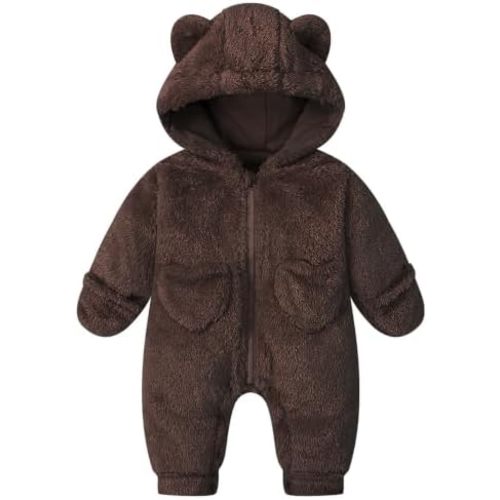 Toddler Winter Snow Suits Baby Snowsuits Infant Fleece Newborn Clothes