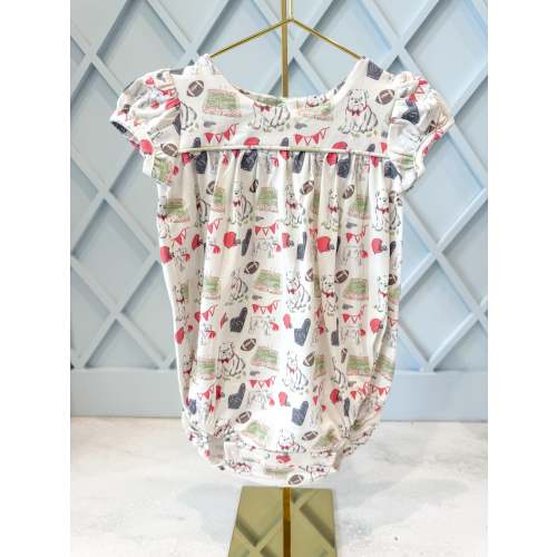 Abigail Bubble - Game Day Dawgs – Posh Tots Children's Boutique