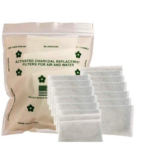 Green Piece® Overstuffed - Pack of All Natural Baby Diaper Pail Deodorizer Activated Charcoal Air Purifier - Pack of 15 Double Sized Sachets (24g)