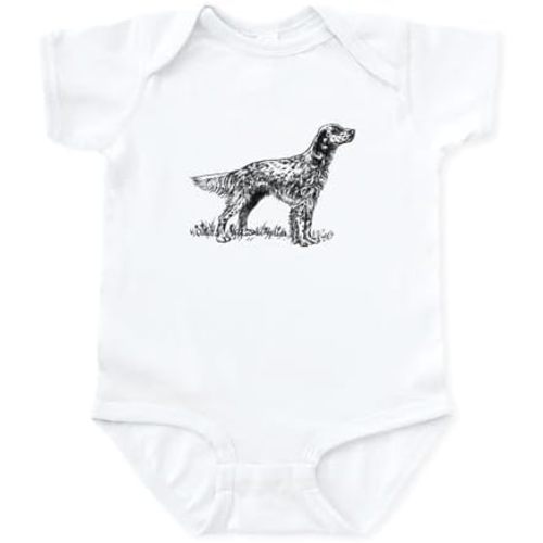 CafePress English Setter Sketch Body Suit Cute Infant Bodysuit Baby Romper
