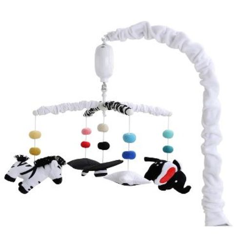 The Peanutshell Montessori Neutral Musical Crib Mobile