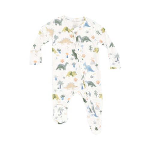 Angel Dear 2 Way Zipper Footie - Soft Dinos, Angel Dear, Angel Dear 2 Way Zipper Footie - Soft Dinos | Basically Bows & Bowties