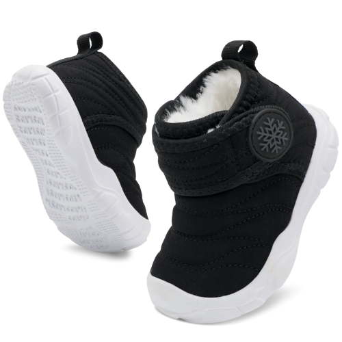 JOINFREE Baby Boys Girls Winter Boots Waterproof Snow Boots Indoor Outdoor 12-18 Months