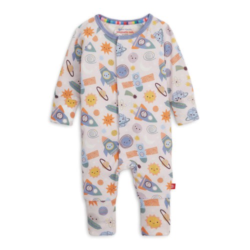 Let's Rocket Convertible Magnetic Footie (3-6M)