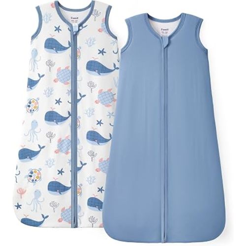 Rayon Made from Bamboo Sleep Sack 1.0 TOG, 0-6 Months Baby