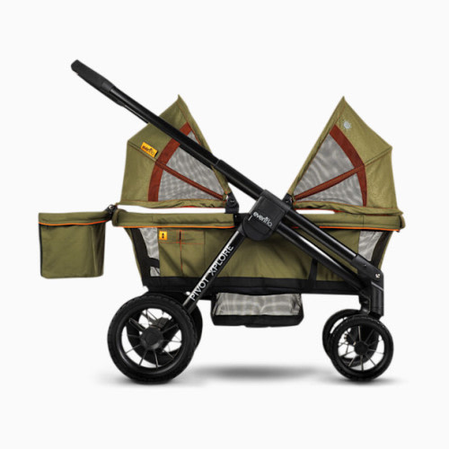 Evenflo Pivot Xplore All-Terrain Stroller Wagon - Olive Green
