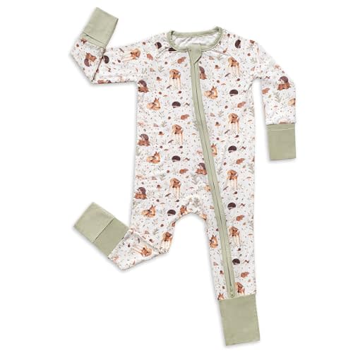 Miaoberry Pajama for Baby Boys & Girls – Viscose from Bamboo Sleepwear, 2-Way Zipper