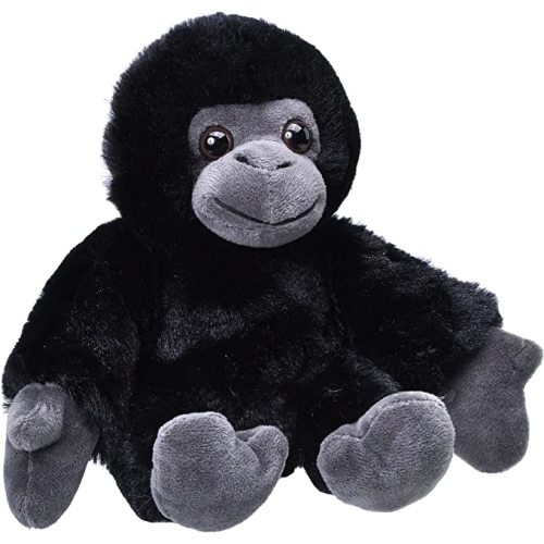 Wild Republic Gorilla Plush, Stuffed Animal Toy, Gifts for Kids, Hug’Ems 7"