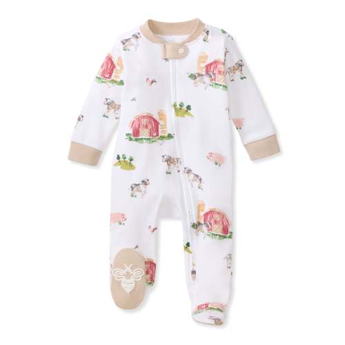 Barnyard Organic Cotton Sleep & Play – Burt's Bees Baby - 0-3M