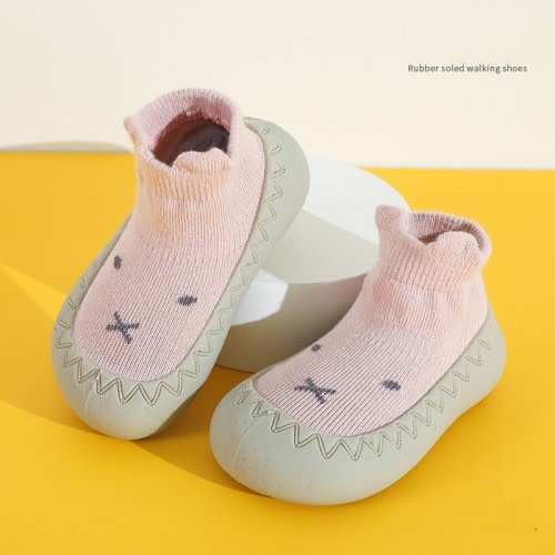 Baby Animal Design Non-Slip Rubber Soled Walking Shoes