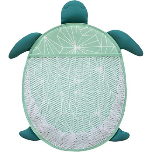 Oceana Bath Toy Organizer with Suction Cups by Copper Pearl: Extra-Large Mesh Bath Toy Holder for Bathtub, Quick-Dry Bath Toy Storage Net, Convenient Bath Toy Net for Tub - Wade