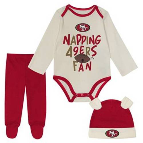 NFL Team Apparel Infant San Francisco 49ers Red Newborn Little Champ 3-Pack Creeper Set | Dick's Sporting Goods