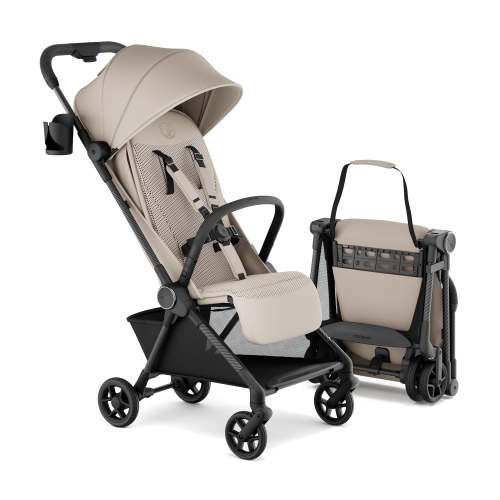 Mompush, Travel Stroller, Nexis Carbon, Compact Ultra-Light