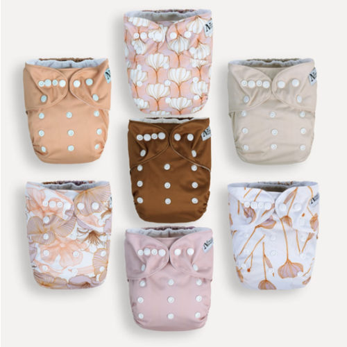 Nora’s Nursery Cloth Diapers- Magnolia (10+ lbs)