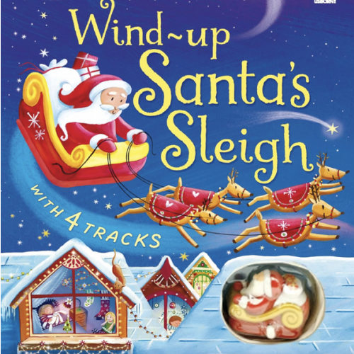 Wind-Up Santa's Sleigh: A Toy and Book Gift