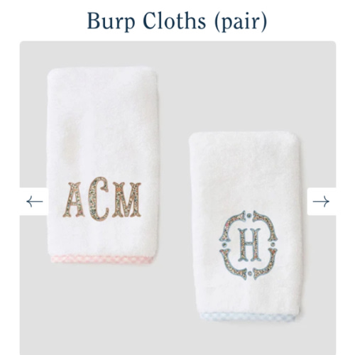 Burp Cloths (pair)