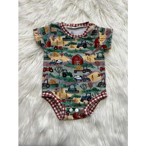 Baby farm animals, baby farmer, baby farming, newborn farm, infant farm bodysuit, hospital outfit, tractor shirt, tractor barn, oink cluck