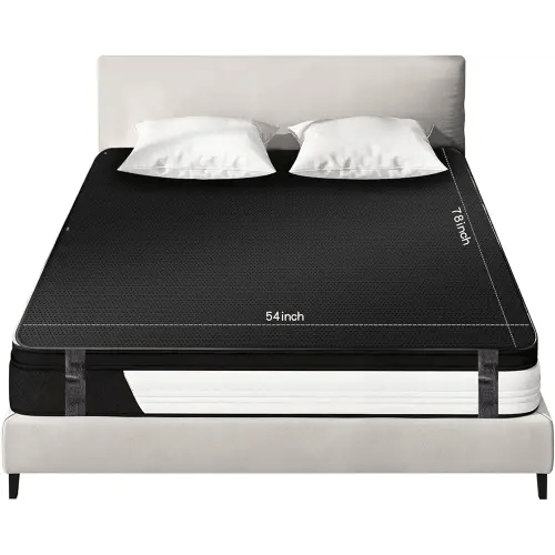 Grounding Mat Kit, Breathing Grounding Mats Plus Ground Cord Grounding Products for Efficient Sleep, Reduce Stress Sleeping Sheets Pad (54"x78" Size)