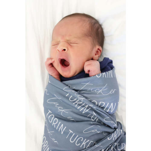 Personalized Baby Name Swaddle Blanket