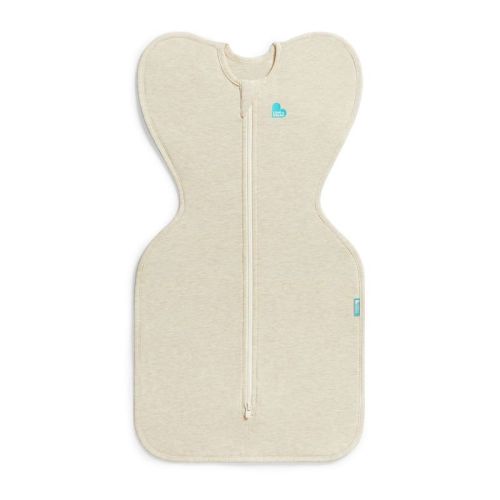 Love to Dream Baby Swaddle Up Sleep Sack - Cotton 1.0 TOG Cap Sleeve Wrap - Oatmeal - S