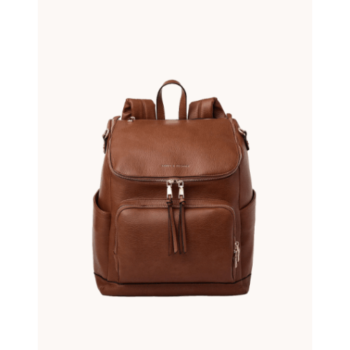 Lullaby Diaper Backpack Chestnut | Poppy and Peonies – www.poppyandpeonies-us.com