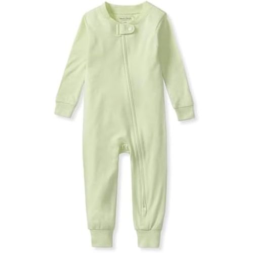 Burt's Bees Baby Baby Sleeper Pjs, Honeysoft Lyocell Jersey Pajamas, Footless One-piece Zip-up, Snug Fit Pajamas