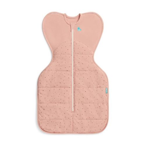 Love to Dream Swaddle Up Sleep Sack - Warm Cotton 2.5 TOG Rose Pebbles - Newborn: Snug Fit, Breathable Fabric, Two-Way Zipper