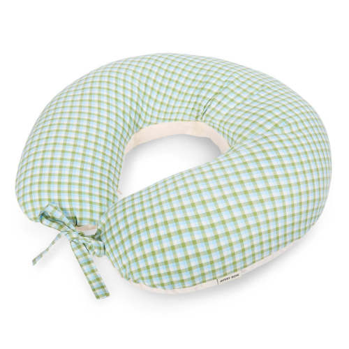 Avery Row - Nursing pillow - Greenhouse Gingham – Kidz District