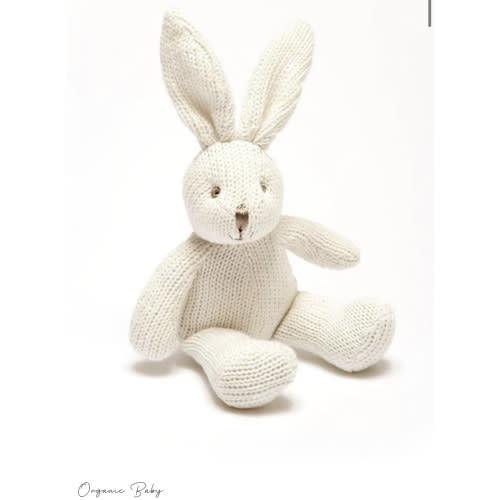 Knitted Bunny Rattle