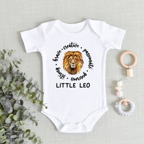 Lion Baby ONESIES® Bodysuit - Little Leo Zodiac Sign - Astrology - Horoscope - Wicca Baby - Newborn - Baby Shower Gift - New Baby Gift -